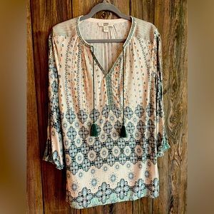 Vintage America Peasant Blouse